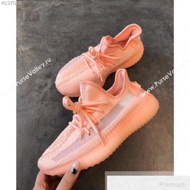 Adidas Yeezy Boost 350 V2 Static Sneakers Orange Pink 2019 (EM-9051510)