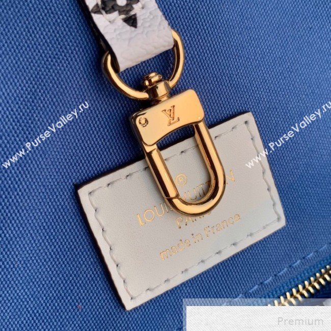 Louis Vuitton Onthego Shopping Tote Bag M44571 Blue 2019 (KD-9051336)
