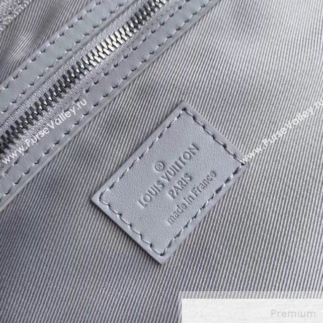 Louis Vuitton Mens Keepall Bandouliere 50 Travel Bag M44643 Blanc White 2019 (KD-9051339)