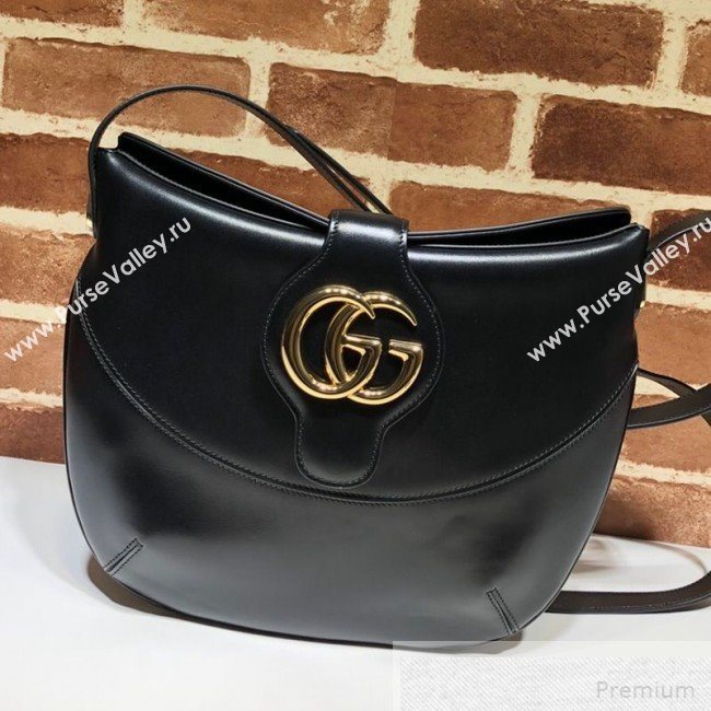 Gucci Arli Medium Shoulder Bag 568857 Black 2019 (DLH-9051346)