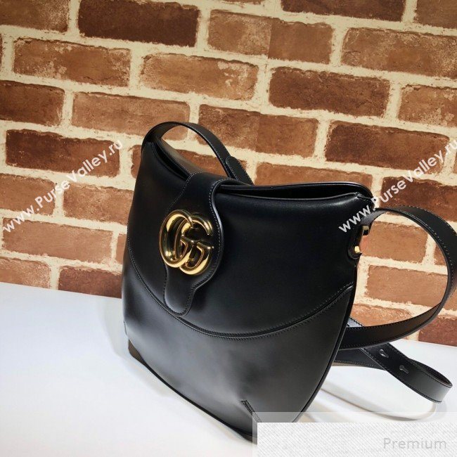 Gucci Arli Medium Shoulder Bag 568857 Black 2019 (DLH-9051346)