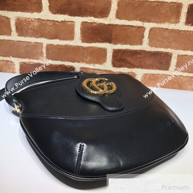 Gucci Arli Medium Shoulder Bag 568857 Black 2019 (DLH-9051346)