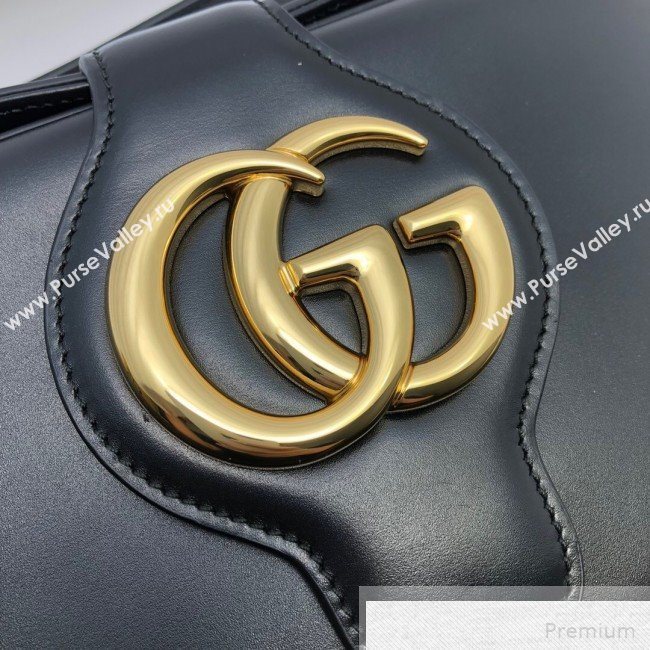 Gucci Arli Medium Shoulder Bag 568857 Black 2019 (DLH-9051346)