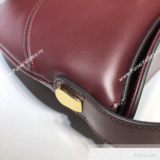 Gucci Arli Medium Shoulder Bag 568857 Burgundy 2019 (DLH-9051349)