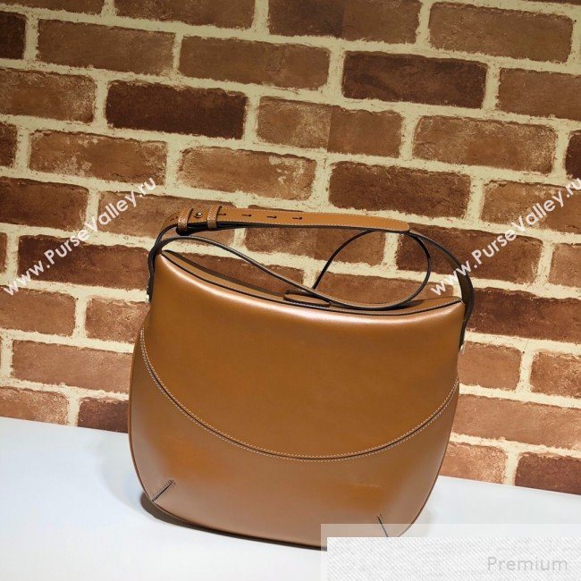 Gucci Arli Medium Shoulder Bag 568857 Brown 2019 (DLH-9051348)