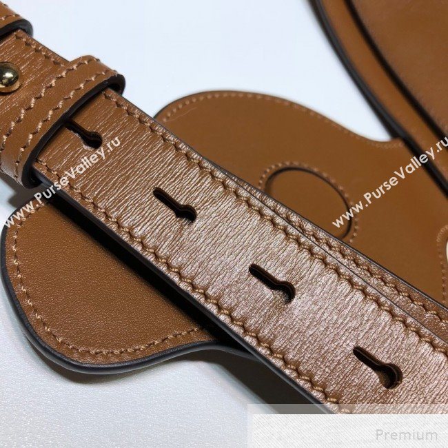 Gucci Arli Medium Shoulder Bag 568857 Brown 2019 (DLH-9051348)