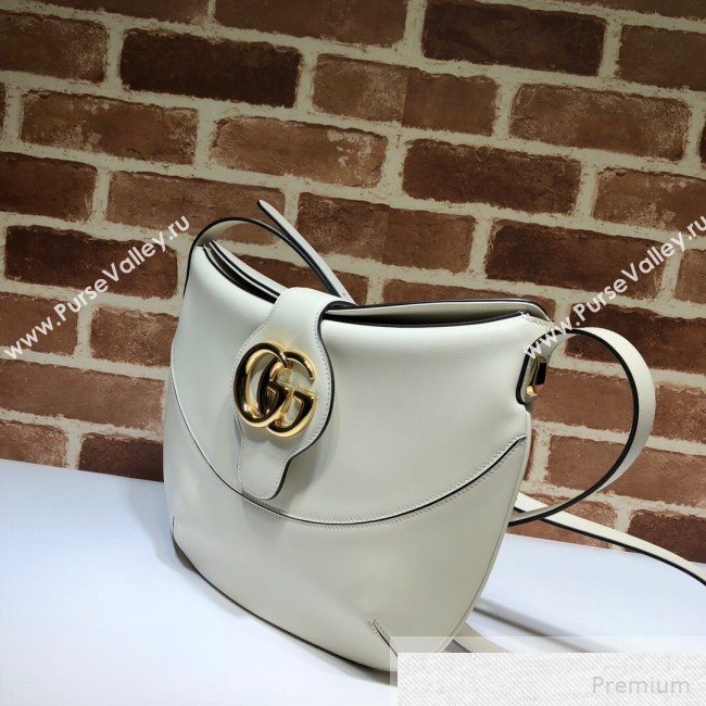Gucci Arli Medium Shoulder Bag 568857 White 2019 (DLH-9051347)