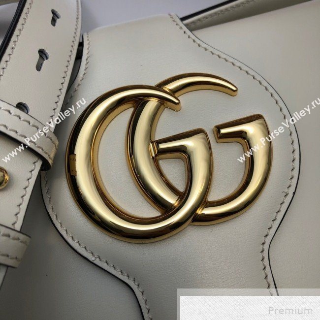 Gucci Arli Medium Shoulder Bag 568857 White 2019 (DLH-9051347)