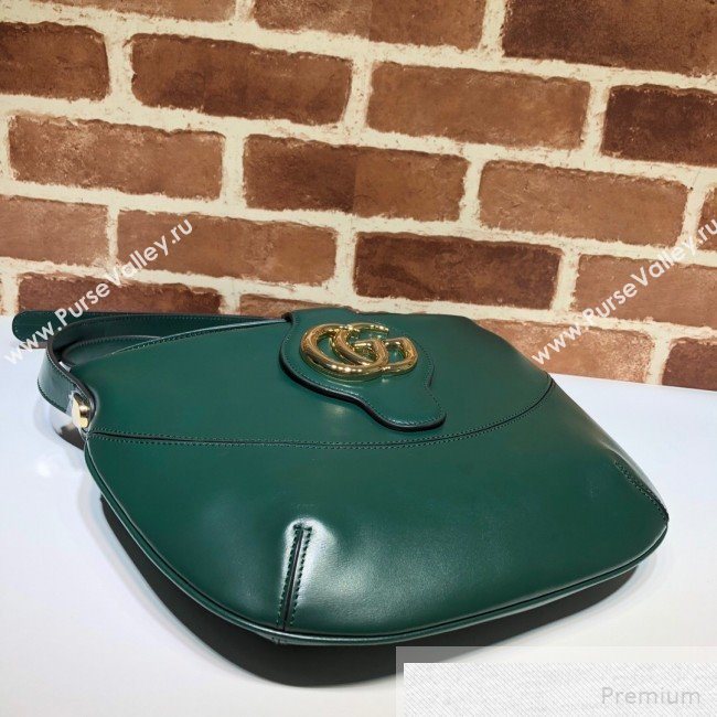 Gucci Arli Medium Shoulder Bag 568857 Green 2019 (DLH-9051350)