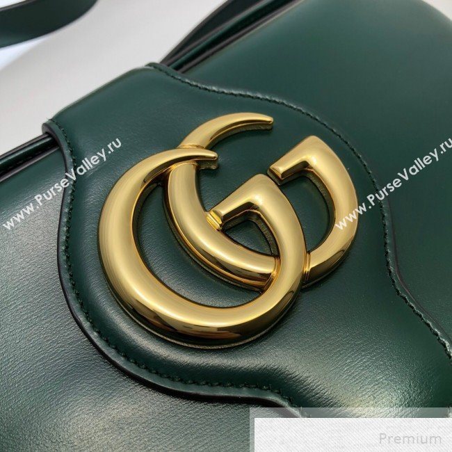 Gucci Arli Medium Shoulder Bag 568857 Green 2019 (DLH-9051350)