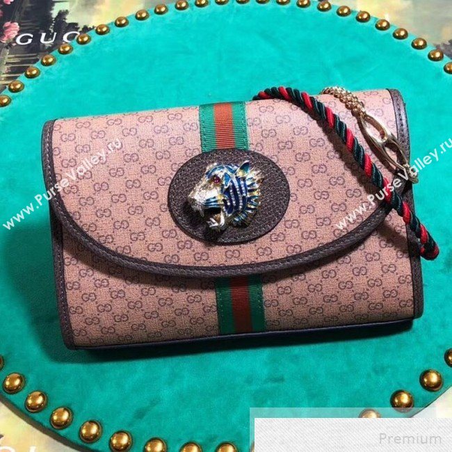 Gucci Rajah GG Small Shoulder Bag 570145 Coffee 2019 (BLWX-9051351)
