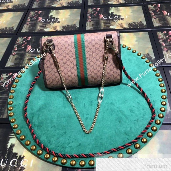 Gucci Rajah GG Small Shoulder Bag 570145 Coffee 2019 (BLWX-9051351)