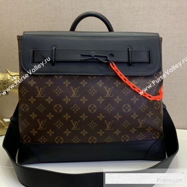 Louis Vuitton Mens Steamer PM Top Handle Bag M44473 Monogram Canvas 2019 (LVSJ-9061036)