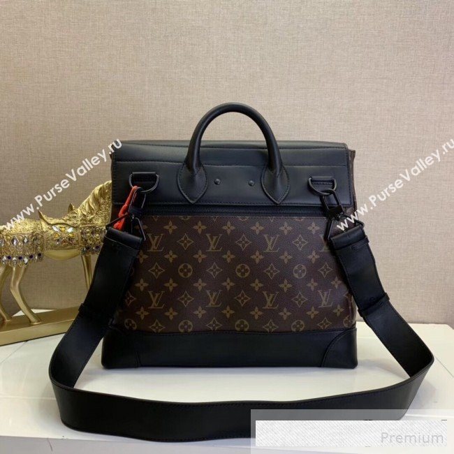 Louis Vuitton Mens Steamer PM Top Handle Bag M44473 Monogram Canvas 2019 (LVSJ-9061036)