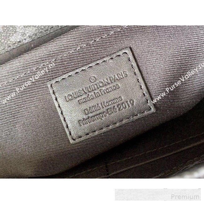 Louis Vuitton Mens Steamer PM Top Handle Bag M44473 Monogram Eclipse Canvas 2019 (LVSJ-9061037)