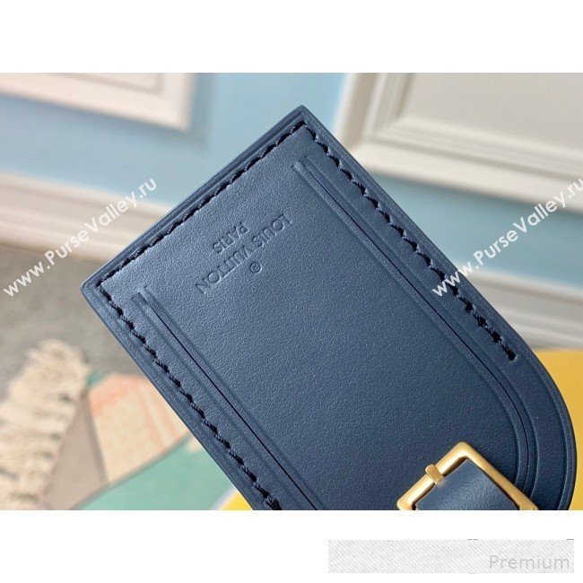 Louis Vuitton Monogram Denim Keepall Bandoulière 50 Top Handle Travel Bag M44644 Navy Blue 2019 (LVSJ-9061039)