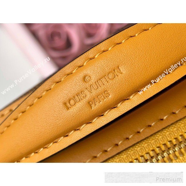 Louis Vuitton Damier Azur Canvas Saintonge Top Handle Bag N40155 Yellow 2019 (LVSJ-9061041)