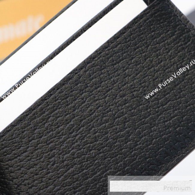 Gucci GG Web Leather Ophidia Card Case ‎523159 Black  (DLH-9061044)