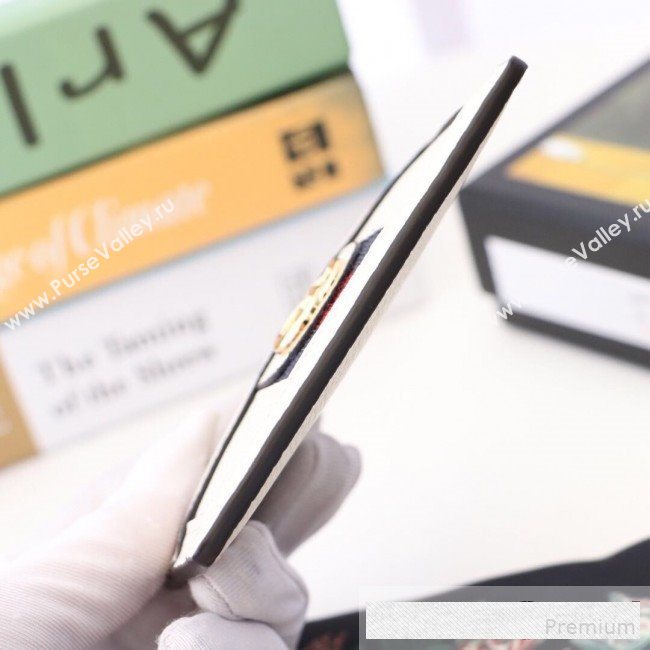 Gucci GG Web Leather Ophidia Card Case ‎523159 White (DLH-9061045)