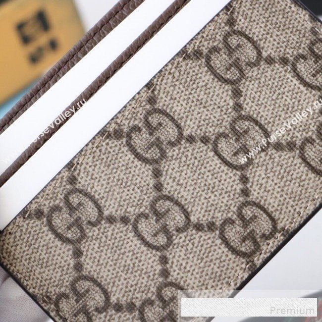 Gucci GG Web Canvas Ophidia Card Case ‎523159   (DLH-9061046)