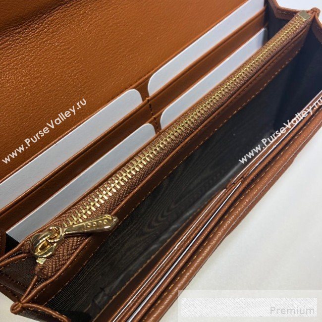 Gucci Beige Vintage Canvas Rajah Continental Wallet 573789  (DLH-9061057)