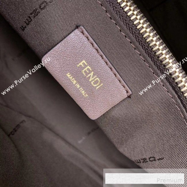 Fendi Diagonal Leather By The Way Regular Boston Bag Blue 2019 (AFEI-9061126)