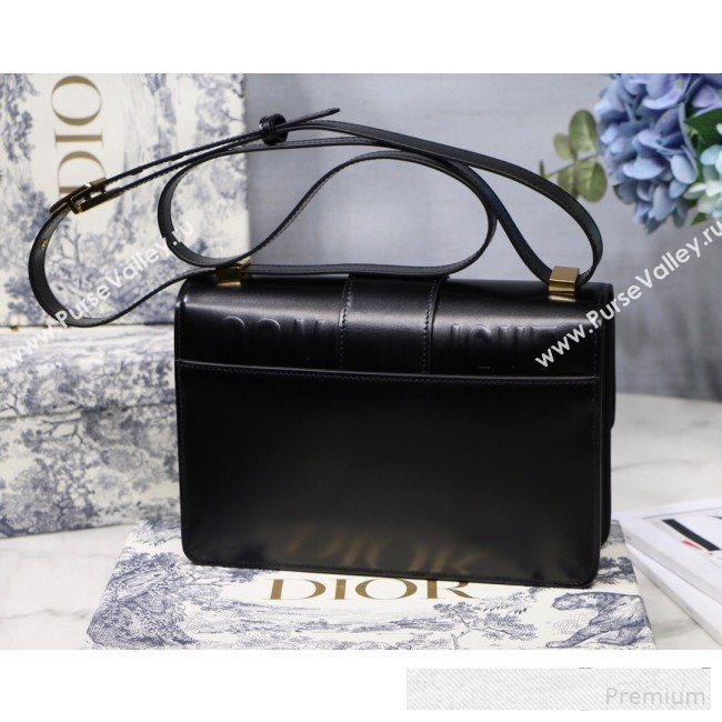 Dior 30 Montaigne CD Flap Bag in Smooth Black Calfskin 2019 (BINF-9061134)