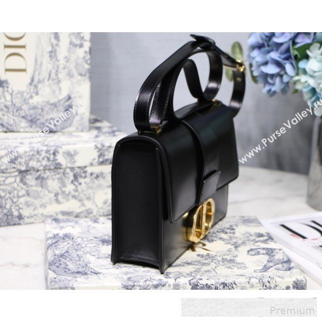 Dior 30 Montaigne CD Flap Bag in Smooth Black Calfskin 2019 (BINF-9061134)