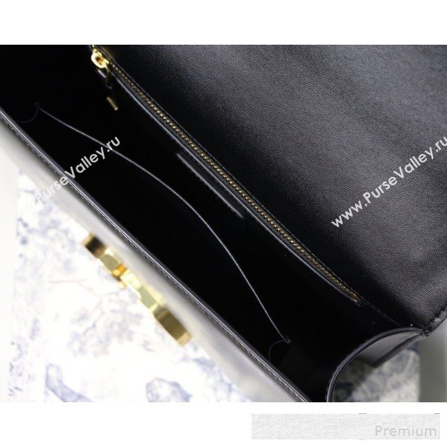 Dior 30 Montaigne CD Flap Bag in Smooth Black Calfskin 2019 (BINF-9061134)
