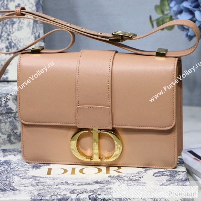 Dior 30 Montaigne CD Flap Bag in Smooth Nude Calfskin 2019 (BINF-9061135)