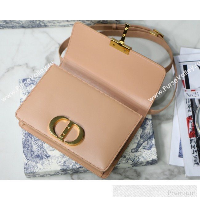 Dior 30 Montaigne CD Flap Bag in Smooth Nude Calfskin 2019 (BINF-9061135)