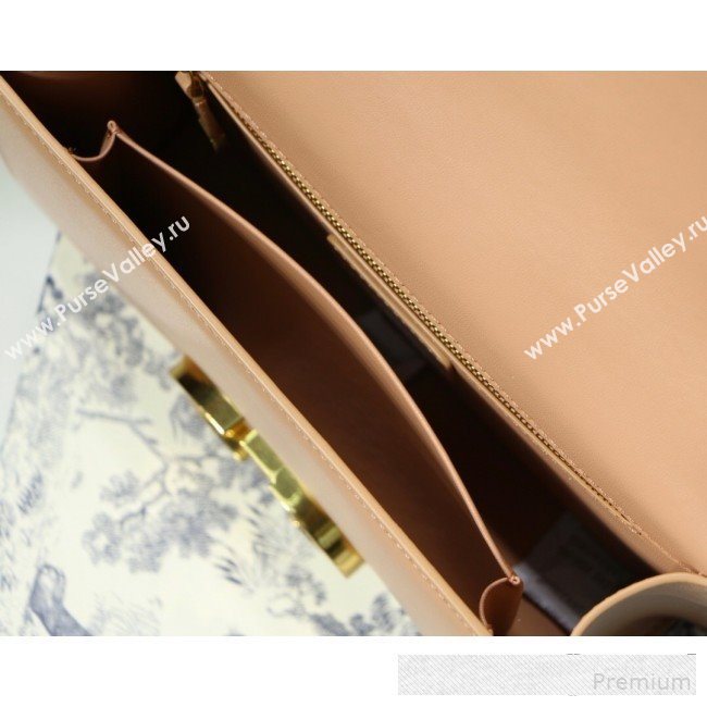 Dior 30 Montaigne CD Flap Bag in Smooth Nude Calfskin 2019 (BINF-9061135)