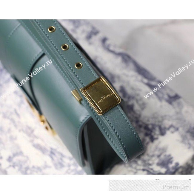 Dior 30 Montaigne CD Flap Bag in Smooth Storm Blue Calfskin 2019 (BINF-9061137)