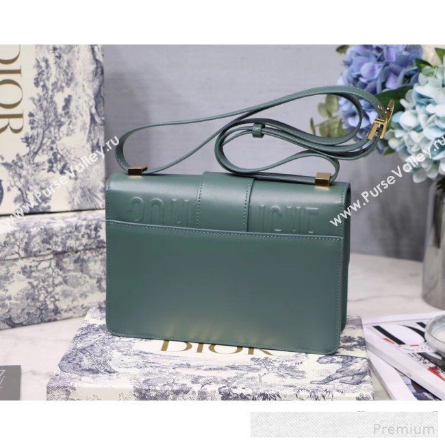 Dior 30 Montaigne CD Flap Bag in Smooth Storm Blue Calfskin 2019 (BINF-9061137)