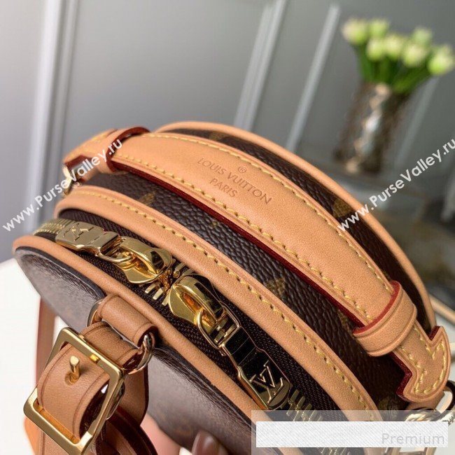 Louis Vuitton Monogram Mini Boite Chapeau Round Case Top Handle Bag M44699 2019 (KD-9061002)