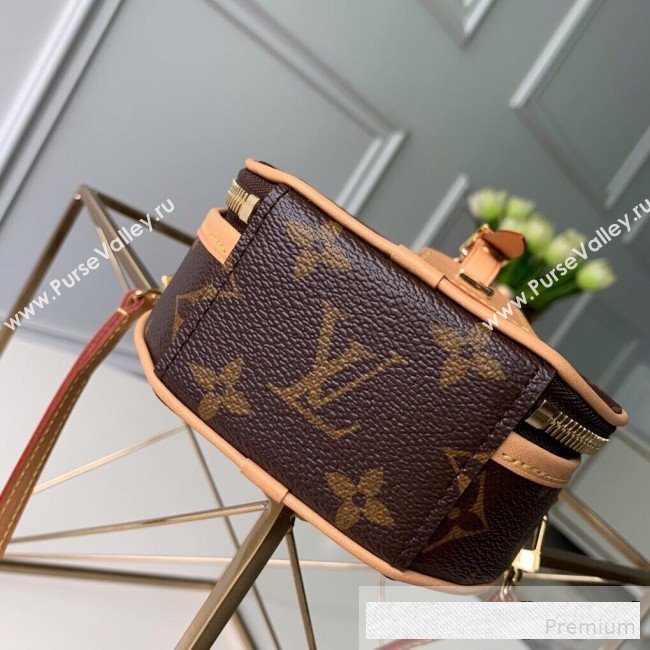 Louis Vuitton Monogram Mini Boite Chapeau Round Case Top Handle Bag M44699 2019 (KD-9061002)