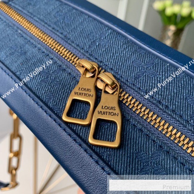 Louis Vuitton Monogram Denim Soft Trunk Box Shoulder Bag M44723 2019 (KD-9061003)