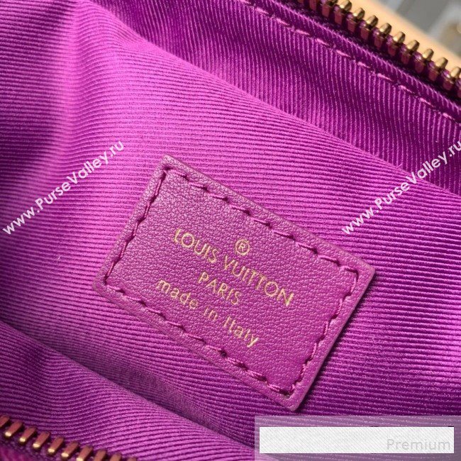 Louis Vuitton Monogram Denim Outdoor Bumbag/Belt Bag M44624 Purple 2019 (KD-9061005)