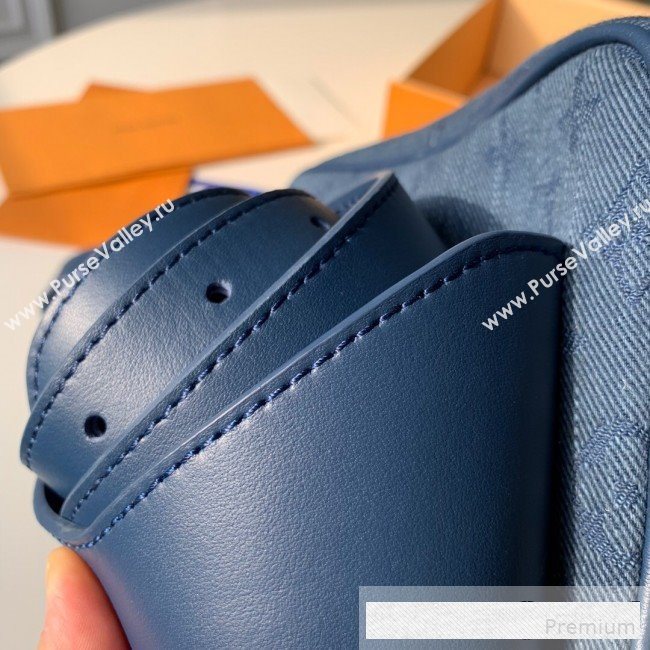 Louis Vuitton Monogram Denim Outdoor Bumbag/Belt Bag M44741 Navy Blue 2019 (KD-9061004)