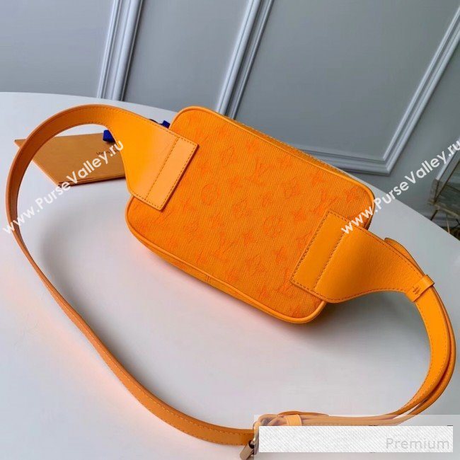 Louis Vuitton Monogram Denim Outdoor Bumbag/Belt Bag M44623 Ocher Yellow 2019 (KD-9061006)