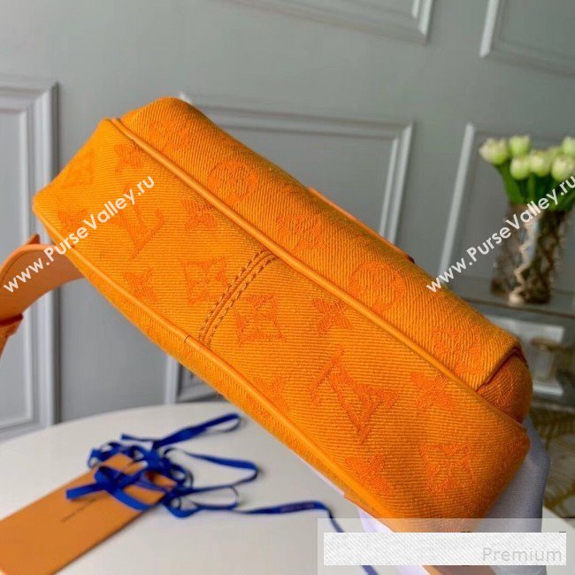 Louis Vuitton Monogram Denim Outdoor Bumbag/Belt Bag M44623 Ocher Yellow 2019 (KD-9061006)