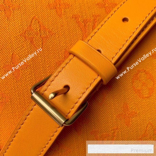 Louis Vuitton Monogram Denim Outdoor Bumbag/Belt Bag M44623 Ocher Yellow 2019 (KD-9061006)