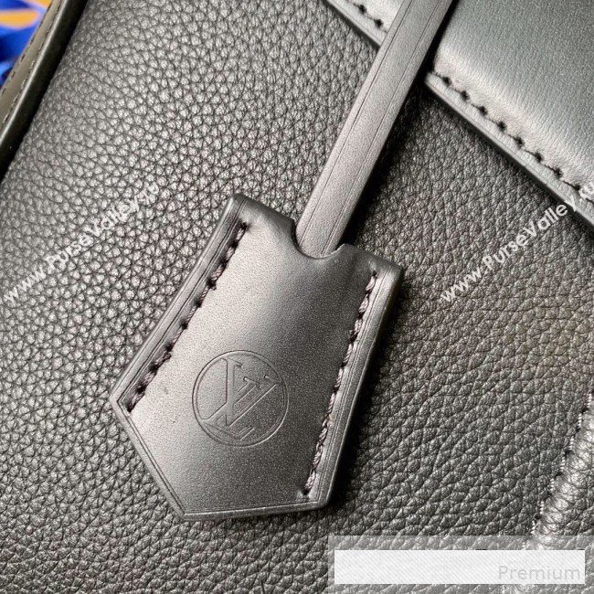 Louis Vuitton Padlock Rose des Vents MM Top Handle Bag M53816 Black 2019 (KD-9061012)