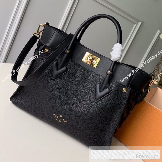 Louis Vuitton Monogram Tufting On My Side Tote Bag M53826 Black 2019 (KD-9061014)