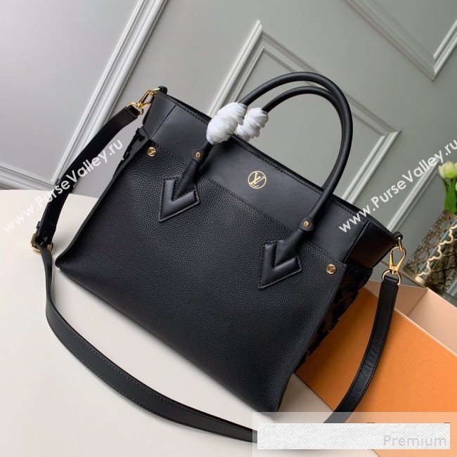 Louis Vuitton Monogram Tufting On My Side Tote Bag M53826 Black 2019 (KD-9061014)
