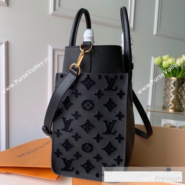 Louis Vuitton Monogram Tufting On My Side Tote Bag M53826 Black 2019 (KD-9061014)