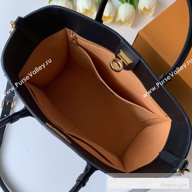 Louis Vuitton Monogram Tufting On My Side Tote Bag M53826 Black 2019 (KD-9061014)