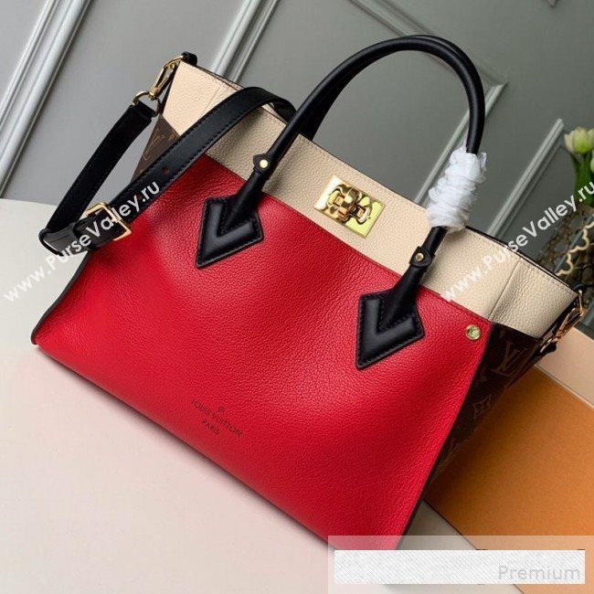 Louis Vuitton On My Side Tote Bag M53823 M53824 Red 2019 (KD-9061017)
