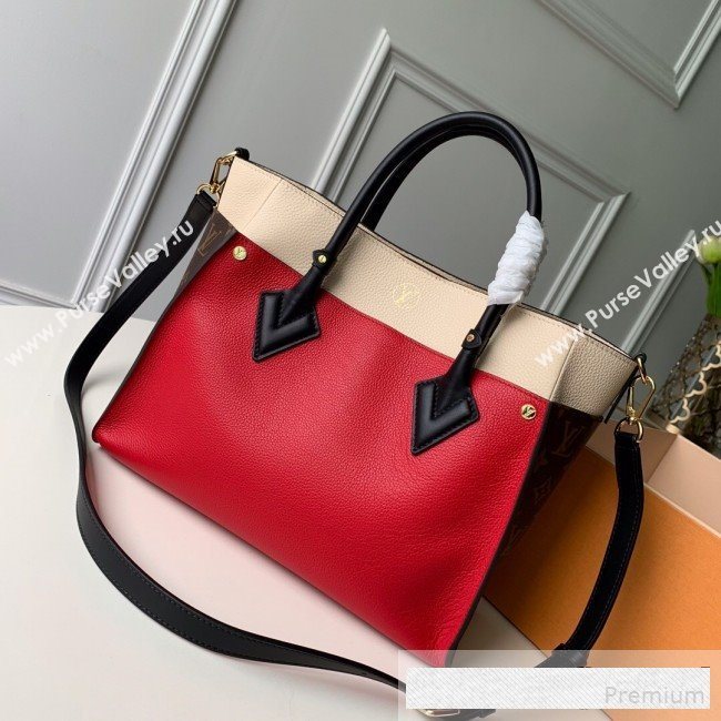 Louis Vuitton On My Side Tote Bag M53823 M53824 Red 2019 (KD-9061017)