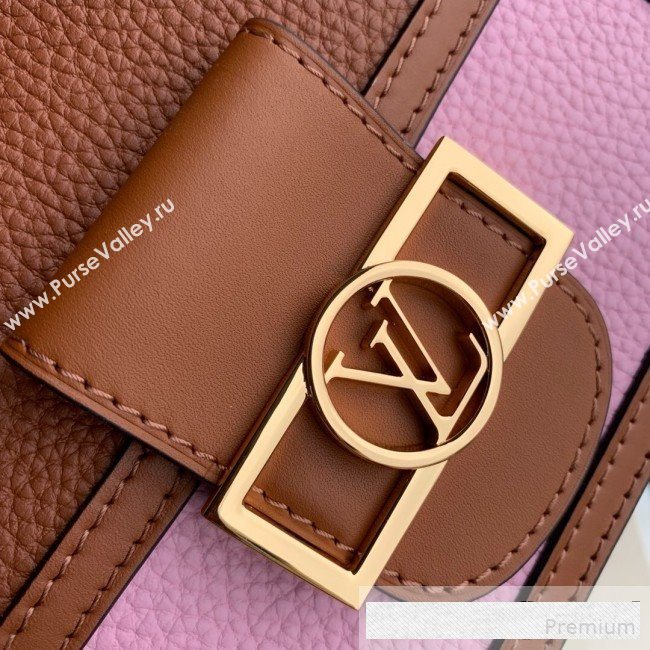 Louis Vuitton LV Lock Dauphine MM Shoulder Bag M53830 Pink 2019 (KD-9061020)